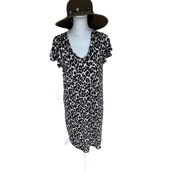 Wonder Leopard Print Dress Size Medium - Picture 3 of 7